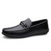 Summer British Style Men's Business Leather Trendy Slip-On Driving Shoes 2025 Korean Version Casual Loafers_vogvips.com