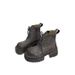 2026 British Style Lace-Up Martin For Women Autumn New Fashion Versatile Thick-Soled Brown Melad Motorcycle Ankle Boots_vogvips.com