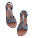 Bohemia Style Sandals Women Soft Bottom Low Heels Woman Non-slip Summer Shoes Sandals For Women_vogvips.com