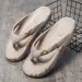 2026 New Plus Size Flip Flops Thick Soled Outdoor Beach Shoes Lightweight And Breathable Couple Clip On Sandals_vogvips.com