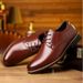 Euro Step 47 Large Size 48 Business Formal British Style Black Wedding Groom Leather Shoes For Men_vogvips.com