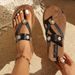 Plus Size Flip-flops Women's Outdoor Summer New European And American Style Open Toe Thick Sole Ladies Sandals_vogvips.com