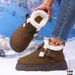 Women's Shoes Thick Soled Snow Boots For Women, Winter Fleece Lined Meridian Loafers_vogvips.com