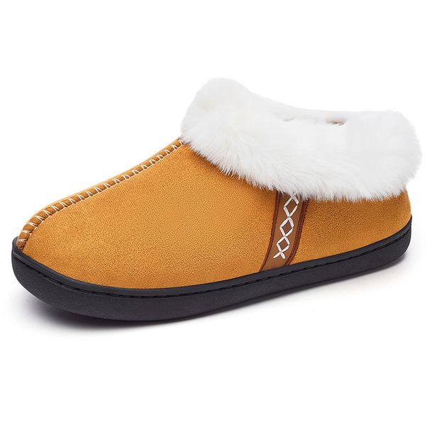 Athletic Shoes Slippers For Women Winter New Cross Border Wholesale Casual Women's Shoes Warm And Comfortable Home Plush And Thick Cotton Slippers_vogvips.com
