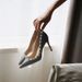 Cowhide Version ~ High-End Black Genuine Leather High Heels For Women Spring Elegant Rivet Pointed Toe Thin Mid Heel_vogvips.com