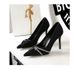 High Heels Thin Heel Super High Heel Shallow Mouth Pointed Rhinestone Bow Single Shoes Women's Shoes_vogvips.com