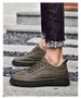 thick-soled High-top Shoes Men's Retro Casual Invisible Inner Height-increasing Men's Shoes Men's Medium-top Board Shoes_vogvips.com