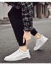 Little White Shoes Men's First Layer Cowhide Low-top Casual Board Shoes Men's Soft-soled Men's Shoes_vogvips.com