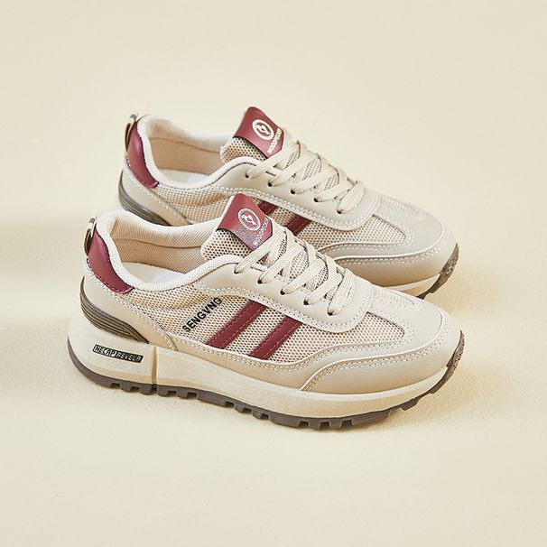 Dad Shoes Female Student Sports Running Casual Platform Heightening Shoes Street Shoes_vogvips.com
