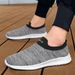 2026 Spring/Summer Cross-Border Couple's Plus Size Breathable Flyknit Sports Men's And Women's Running Wholesale Walking_vogvips.com