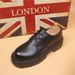 New Men's Genuine Work Large Toe Business Leather Shoes Trendy Fashion Thick Sole Loafers_vogvips.com