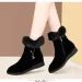 Womens Degree Resistant Fur Ankle Multiple Colors Warm Lined Rhinestone Snow Non Slip Flat Suede Winter Boots For Cold_vogvips.com