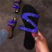large Size Flat Sandals Z-shaped Rhinestone Toe-post And Style Casual Outdoor Beach_vogvips.com