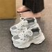 Summer 2027 Fashion Sneakers Women Low Top Lace-Up Breathable Thick Sole Height Increase Non-Slip Wear-Resistant Running Shoes 35-40_vogvips.com
