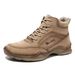 Large Size Men's Pu Leather Boots Men's Fashion Handmade Stitching Martin Boots Flat Lace-Up Casual Shoes 6327_vogvips.com
