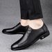 Business Formal Casual Leather For Men British Style Breathable Soft Sole Top Layer Cowhide Groom Wedding Shoes Trendy_vogvips.com