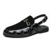 Large Size Fisherman Leather British Summer Breathable Hollow Out Men's Shoes Buckle Formal Sandals_vogvips.com