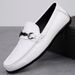 Men's Doudou Shoes Flat-soled Loafer Small Leather Shoes Low-top Foot Cover Leather Surface Casual Shoes_vogvips.com