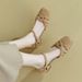 French Classic Retro Roman Sandals Women's Summer 2024 New Round Head Matte Baotou Soft Bottom Flat Shoes Women_vogvips.com
