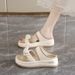 Women's Summer Best-selling Lazy Flip-flops With Soft Soles And Thick Heels - Perfect For Students And Suitable For Casual Beach Wear._vogvips.com