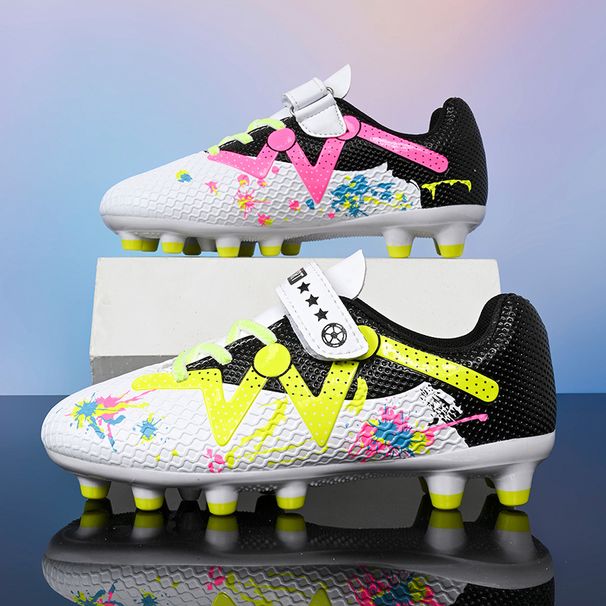 Summer breathable Velcro football shoes lace-free_vogvips.com