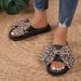 Sexy Leopard Bow Women's Slippers Beach Party Casual Fashion Beach Party Outdoor Summer Daily Walk Comfort Versatile Slippers_vogvips.com