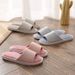 Slippers For Women And Men, Indoor Non-Slip Home Use, All-Season Floor Cotton Linen Soft Sole Spring Summer Linen Slippers_vogvips.com