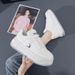 2024 Spring New Korean Edition Instagram Breathable Small White Women's Low Top Casual Board Thick Sole Versatile Cake_vogvips.com