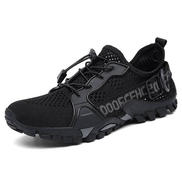 Summer Fashion Sneakers Men's Low-Cut Lace-Up Mesh Breathable Non-Slip Wear-Resistant Running Shoes 36-47_vogvips.com