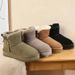 Women's Shoes Side-Zip Snow Boots – Shearling Lined Winter Shoes (Waterproof & Slip-Resistant)_vogvips.com