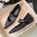 Silver Pointed-toe Rhinestone Single Shoes For Women's Spring And Autumn, Fashionable Insole Height Increase, Retro Mary Jane Shoes_vogvips.com