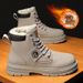 European Warm Series Martin 2025 Autumn Winter New High-top British Style Casual Plush Warm Work Men's Large Size Boots_vogvips.com