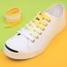 Shoe Accessories color gradient shoelaces sports shoes white shoes canvas shoes children's personality trendy flat shoelaces_vogvips.com