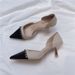 Small Size313233Pointed Toe Versatile Hollow Single Shoes Fairy Style Patchwork Iron Chain Plus Size Women's_vogvips.com