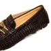 Loafers Slip-On Lazy Spring Crocodile Pattern Genuine Leather Trendy Men's Shoes_vogvips.com