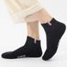 10/20/30 Pcs Men Breathable Low-Cut Athletic Socks Comfortable Moisture Wicking Polyester Spandex Blend For Sports &_vogvips.com