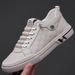 Euro Step Men's 2025 New High-end Genuine Leather Casual Sole Soft Surface White Trendy Sneakers Outdoor Sports Shoes_vogvips.com