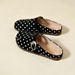 Retro Split-toe Low-heeled Soft Leather Versatile Casual Polka Dot Slip-on 2.5 Cm Wedge Style Open-back Half-toe Shoes_vogvips.com