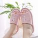 Family Of Three Indoor Spring Summer Autumn Couple Home Non-Slip Floor Children Women Four Seasons Cotton Slippers Men_vogvips.com