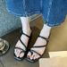 Wo's Summer New Thick-soled Wedge Fairy-style Sandals, Thickened Roman Woven Strap Foreign Trade Beach Sandals For_vogvips.com