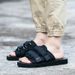 Canvas Casual Couple Slip-on Beach Sandals Women Shoes Winter Slippers For Sleepers Men Yeezy Slides Slipper_vogvips.com