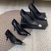 Rose Park Chae Young Same Style Iron High Top Quality Heels Designer Women's Flat Shoes Thin Heel 2022 Spring New Square Toe Patent Leather Shallow Mouth Single_vogvips.com