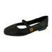 Flat Black Mary Jane For Women 2025 Spring New Round Toe Shallow Mouth One Strap Commuter Versatile Single Shoes_vogvips.com