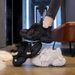 Fleece-Lined Chunky Sneakers For Women - Winter Platform Shoes With Memory Foam | Non-Slip Thick Sole For Running & Casual Wear (Model FB9905-2)_vogvips.com
