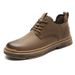 European Warm Series Men's Autumn 2021 New Four Seasons Breathable Casual Leather Shoes Trendy Workwear British Business Formal Martin Boots_vogvips.com