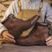 Martin Boots Men's Shoes Retro Leather Boots Shoes Men's High Top Boots Men's_vogvips.com