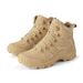 Men's Tactical Boots For Outdoor Training, Hiking & Desert Exploration - Durable PU Leather Combat Shoes Running, Riding Camping Desert Adventure_vogvips.com