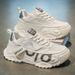 Plus Size 46 47 Men's Trendy Breathable Mesh Sneakers Chunky Sole Comfortable Casual Original Slip-On Footwear Tenis_vogvips.com