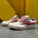 2025 Fall/Winter Explosion Head Embroidered American Street Style Sneakers, Blue With Brown Sole, Versatile Unisex_vogvips.com