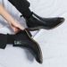 Men's High Top Leather Shoes Men's Trendy Martin Business Boots British Style 2026 New Item_vogvips.com